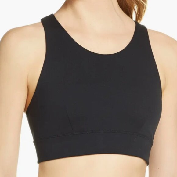 Zella Girls Seamless Sports Bra - Black - size Medium (10/12) - Picture 6 of 6